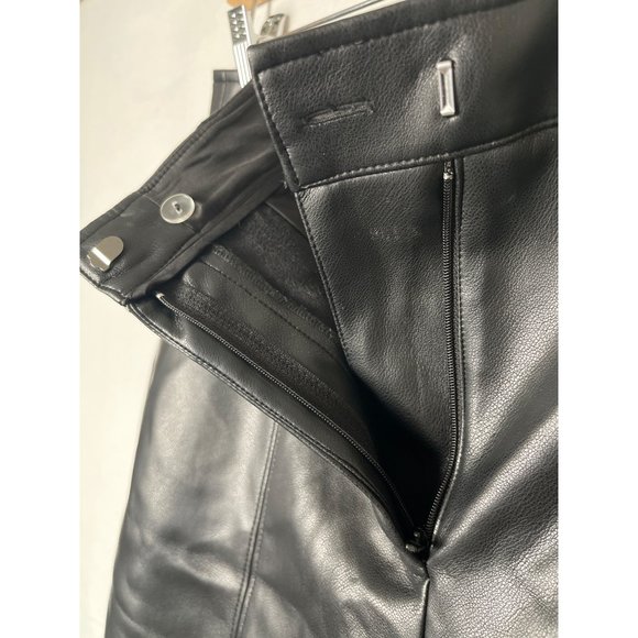 Jeannie Mai X INC Anna May Faux-Leather Bermuda Shorts - Picture 4 of 11